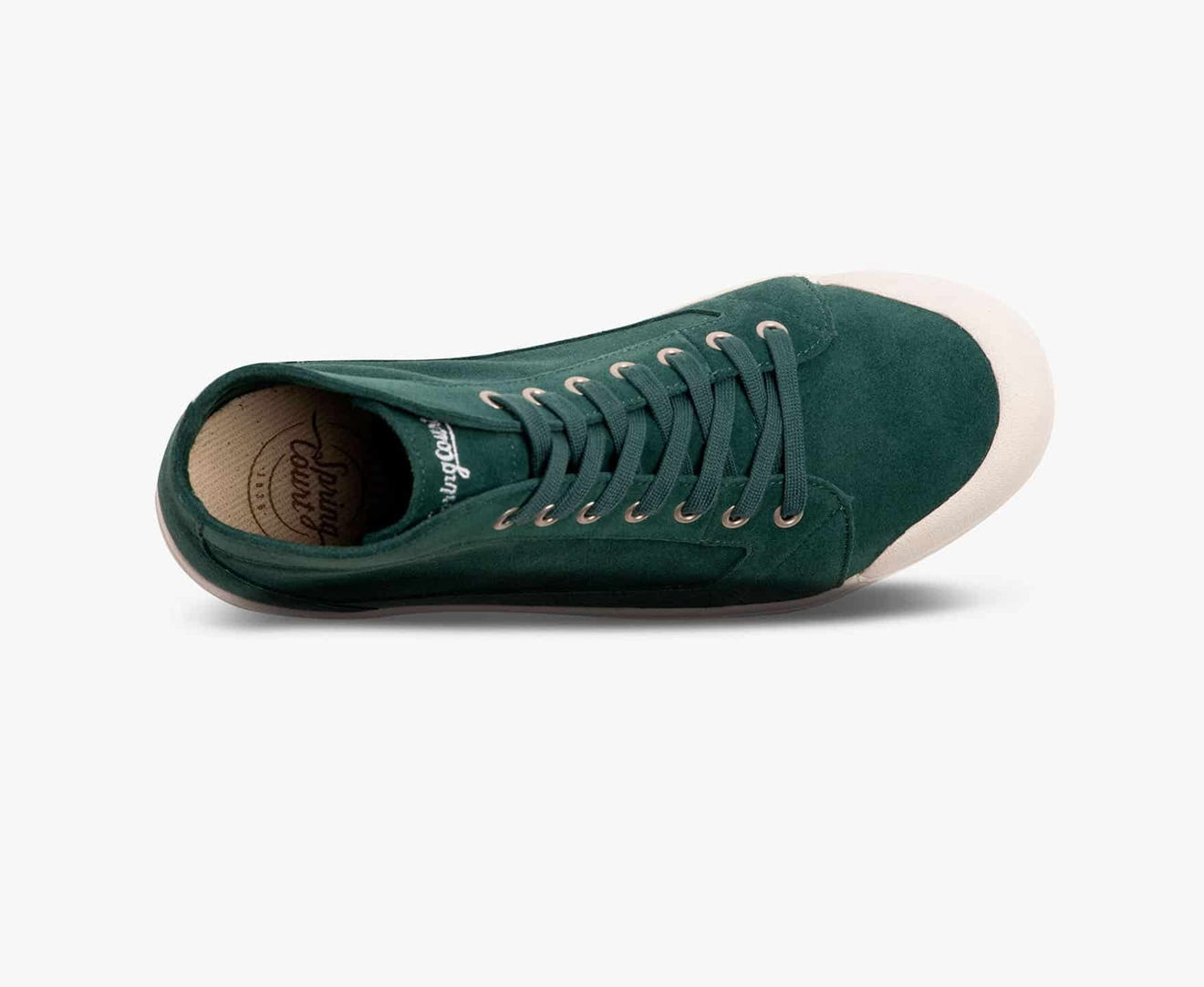 Spring Court M2 SILKY SUEDE Men's Trainers Green | South Africa-69CGAKHNT